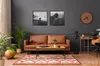 Cornice Italia 50×50 cm con vero vetro - Nero (MDF, Anteprima dell’immagine prodotto 5