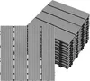LZQ 11 kusů 30x30cm WPC dlaždice, 6m2 balkonové dlaždice Náhled obrázku produktu 1