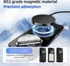 A product image showcasing a magnetic phone accessory with mountains in the background. Produktbild-Vorschau