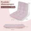 Chaise de sol COSTWAY avec dossier réglable, fauteuil de Voir les images du produit 3