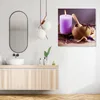 Leinwandbild Lavendel-Spa-Kerze 30x30 Feeby Violett bild Produktbild-Vorschau 2