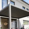 PRIMEYARD Pergola 3x4 m montanti in alluminio con tetto a Anteprima dell’immagine prodotto 8