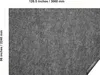 A large piece of grey felt material, likely a carpet underlay, is shown laid flat with a corner curled up. Produktbild-Vorschau