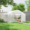 Outsunny Serre de jardin 12 m², serre tunnel de jardin 4 x Voir les images du produit 2
