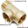 Wiltec collettore a 3 vie in ottone 2x IG DN25 1" 1x AG Anteprima dell’immagine prodotto 2