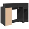 LED-Schreibtisch Schwarz 120x55x91 cm Holzwerkstoff Produktbild-Vorschau 6