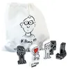 Szachy Keith Haring Vilac 9221 drewniana gra planszowa dla Podgląd zdjęcia produktu 3