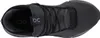 A top-down view of a black running shoe. Produktbild-Vorschau