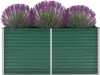 DELUKE® Hochbeet für Garten OSKAR Grün | 160x40x77cm | Produktbild-Vorschau 3