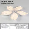 Leise Deckenventilator Kristall Deckenleuchte mit RGB Produktbild-Vorschau 4
