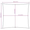 vidaXL Tenda da sole in tessuto Oxford quadrato 4,5x4,5 m Anteprima dell’immagine prodotto 16