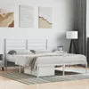 Bettgestell mit Kopfteil Metall Weiß 120x190 cm Produktbild-Vorschau 2