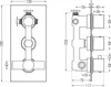 Mexen Cube DR02 set vasca-doccia ad incasso con soffione 25 Anteprima dell’immagine prodotto 2