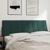 Kopfteil-Kissen Dunkelgrün 160 cm Samt Produktbild-Vorschau 3