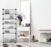 Scaffale per scarpe Relaxdays in plastica, sistema a 6 Anteprima dell’immagine prodotto 2