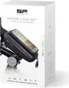 The product packaging for an SP Connect Wedge Case Set is shown, with a close-up of the case mounted on a bicycle handlebar. Anteprima dell’immagine prodotto