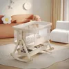 OYAJIA Beistellbett 3 in 1 Beistellbett Stubenwagen Produktbild-Vorschau 2