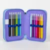 Dvoupatrový školní penál Stitch modrý - vybavený Náhled obrázku produktu 8