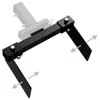vidaXL Schneepflugadapter für Rasentraktor Schwarz Produktbild-Vorschau 3