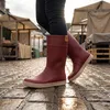 Dunlop Amsterdammer. Stylische Regenstiefel fur Damen, Rot, Produktbild-Vorschau 2