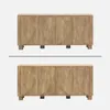 sweeek - Sideboard mit Holzdekor und 4 Türen 155 cm - Produktbild-Vorschau 4