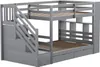Letto a castello Sweiko 90x200 cm, scala di sicurezza con Anteprima dell’immagine prodotto 19