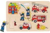 Puzzle in legno con manici Goki "I pompieri" Anteprima dell’immagine prodotto 1