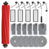 A collection of robot vacuum cleaner accessories laid out on a white background. Produktbild-Vorschau
