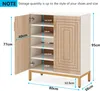 A diagram showing the dimensions of a shoe cabinet. Anteprima dell’immagine prodotto