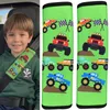 2x HECKBO Kinder Auto Gurtpolster Gurtschutz mit Monster Produktbild-Vorschau 1