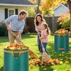 3X 272L Gartenabfallsack Stabil, Laubsack mit Deckel und Produktbild-Vorschau 6