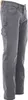 A pair of grey cargo pants shown from the side. Produktbild-Vorschau