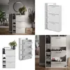 Botník Vicco Orlando Bílá 80 x 128.3 cm se 3 přihrádkami, Náhled obrázku produktu 8