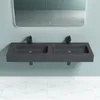 doporro Lavabo da Appoggio, Lavandino Bagno 140x48x13cm, Anteprima dell’immagine prodotto 3