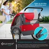 KESSER® Kinderanhänger Fahrradanhänger 360° Drehbar mit Produktbild-Vorschau 8