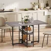 HOMCOM Eettafel, inklapbaar, keukentafel voor 4 personen, Productafbeelding-voorbeeld 2
