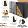 Stojan na drevo kovový pozinkovaný 223cm x 25cm x 115cm Náhľad obrázku produktu 8