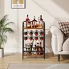 iropro Weinregal 4 Etagen klein Flaschenregal für 8 Produktbild-Vorschau 4