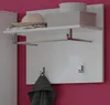 Garderobenpaneel "Leon" weiß Hochglanz Wandgarderobe 60 x Produktbild-Vorschau 1