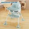Chaise haute pour enfant réglable Chaise haute pliable avec Voir les images du produit 8