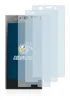 A smartphone with screen protectors stacked on top of it. Produktbild-Vorschau