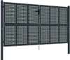 The Living Store zahradní brána antracitová 300x175 cm Náhled obrázku produktu 3