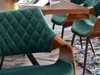 Designová jídelní židle NENET - ořech / zelená Náhled obrázku produktu 8