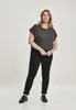 Urban Classics Ladies - RAGLAN Contrast Top charcoal - XL Produktbild-Vorschau 14