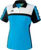 Erima CLASSIC 5-CUBES Poloshirt Damen curacao/schwarz/weiß Produktbild-Vorschau 1