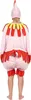 Costume divertente da pollo unisex rosa-rosso - taglia Anteprima dell’immagine prodotto 3