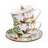 DUO FLORAL zestaw 2 filiżanek 280 ml LINNEA ze spodkami, Podgląd zdjęcia produktu 8