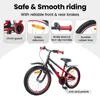 vidaXL Kinderfahrrad 22 Zoll für 7-12 Jahre alt Rot und Produktbild-Vorschau 4