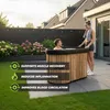 Ovales Eisbad - Holzoptik - 500 Liter Produktbild-Vorschau 3