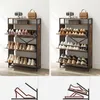 VASAGLE Schuhschrank mit 3 Klappen Schuhkipper Schuhregal Produktbild-Vorschau 9